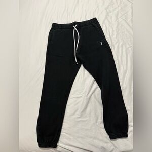 PLAYBOY Black Pants with White Label